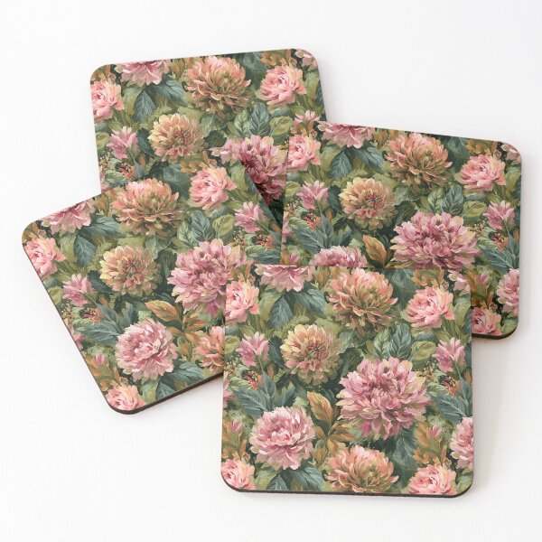 Item preview, Whimsical Dahlias Floral  - Retro Flower Floral  - Christmas Gifts designed and sold by RoyalStarsPatts.