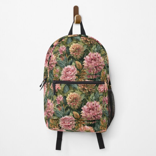 Item preview, Whimsical Dahlias Floral - Retro Flower Floral - Christmas Gifts designed and sold by RoyalStarsPatts.