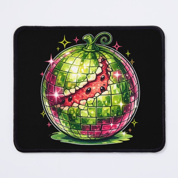 Item preview, "Disco Ball Watermelon — Retro Summer Party Fruit" designed and sold by spectomine.