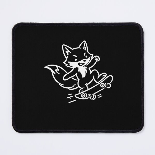 Item preview, Skateboarding Fox Sticker | Cute Skater Fox | Skateboard Cartoon Gift designed and sold by Moonveil_Studio.
