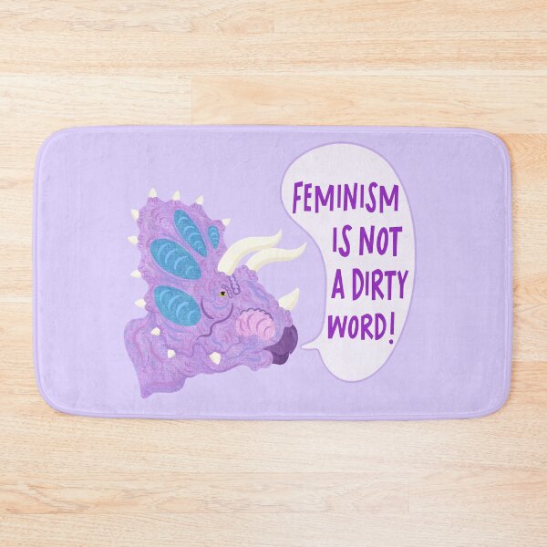 Item preview, Feminist Triceratops designed and sold by JasperAndPudArt.
