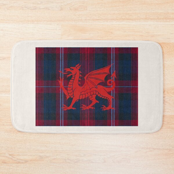 Item preview, ✨♨ Evans ✨Welsh Tartan – For the Liberty of My Country & y Ddraig Goch - the red dragon v4  designed and sold by WheelieGdArt.