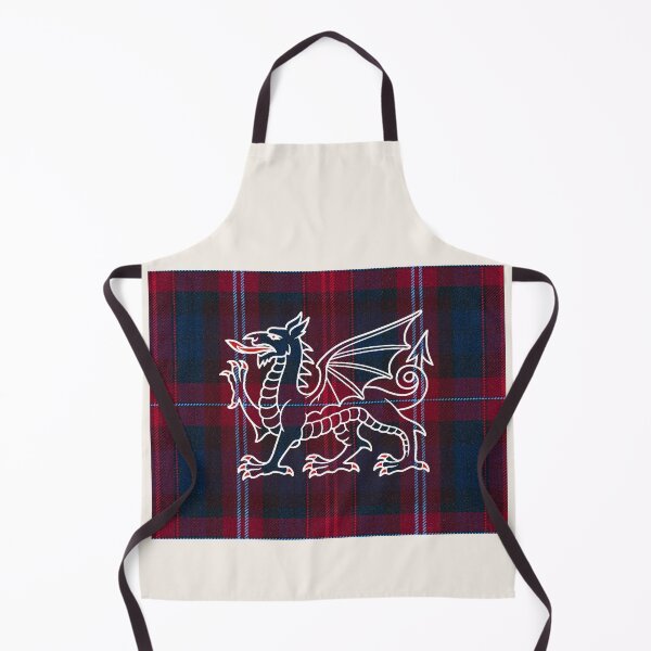 Item preview, ✨♨ Evans ✨Welsh Tartan – For the Liberty of My Country & y Ddraig Goch - the red dragon v3 designed and sold by WheelieGdArt.