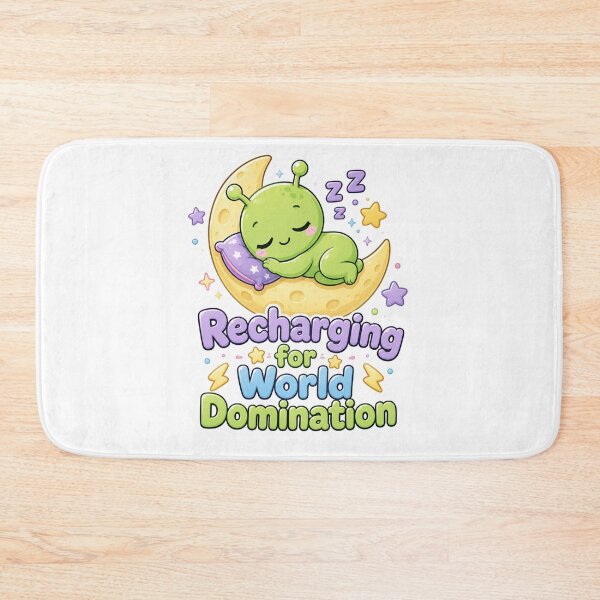Item preview, Sleeping Alien Recharging for World Domination designed and sold by Ruamid.