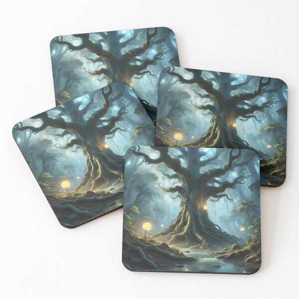 Item preview, Enchanted Creepy Forest at Night designed and sold by Fanta-sticky.