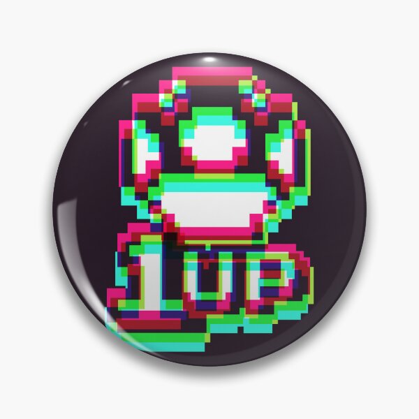 Item preview, 1up Mushroom Synthwave 4 - Dark designed and sold by animinimal.