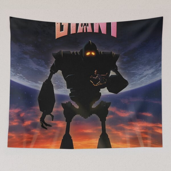 Item preview, The Iron Giant Original Custom Vintage Movie Poster Wall Art designed and sold by Cool Robot Bro..