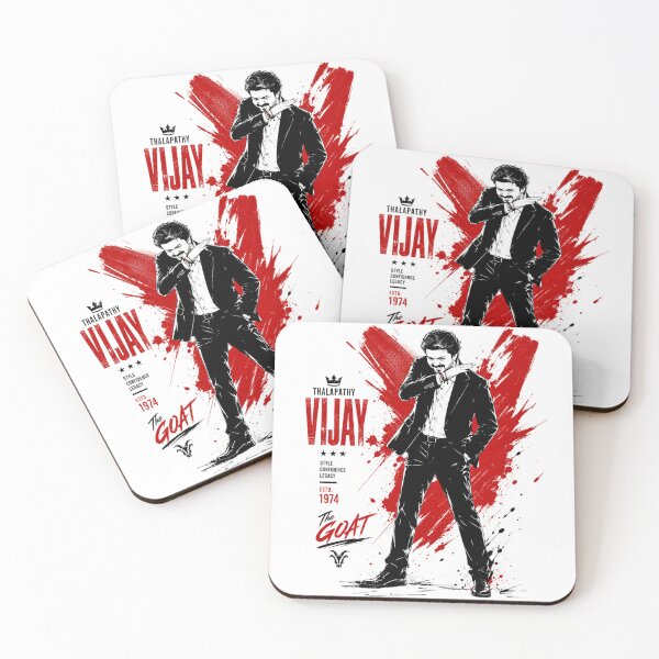 Item preview, Thalapathy Vijay GOAT Minimalist Tribute Art designed and sold by Fashvora.