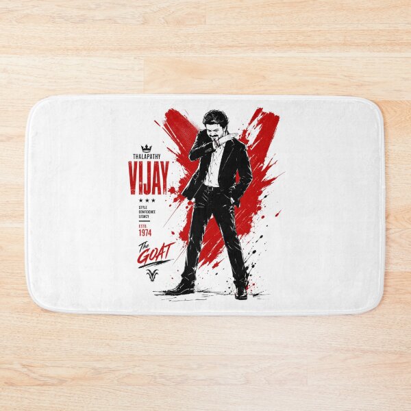 Item preview, Thalapathy Vijay GOAT Minimalist Tribute Art designed and sold by Fashvora.