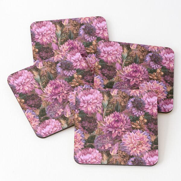 Item preview, Blooming Dahlias Flower - Tropical Flower Pattern  - Christmas Gifts For Her designed and sold by RoyalStarsPatts.