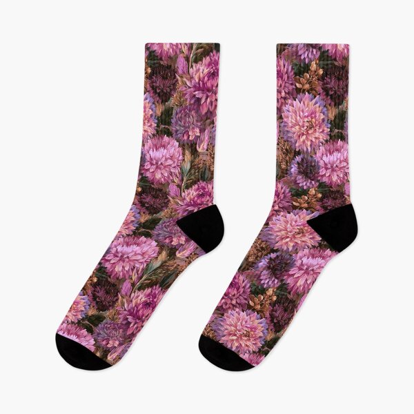 Item preview, Blooming Dahlias Flower - Tropical Flower Pattern  - Christmas Gifts For Her designed and sold by RoyalStarsPatts.