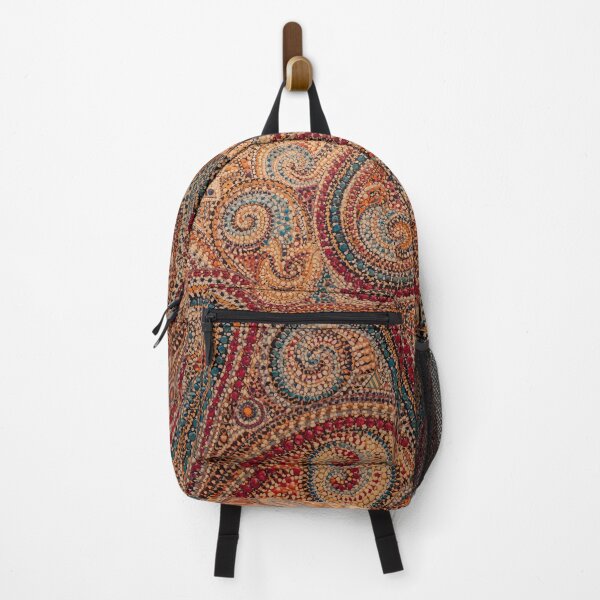 Item preview, Aboriginal Inspired Dot Art - Earth Tone Swirl Abstract Pattern designed and sold by GrinGalore.
