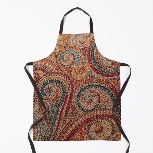Item preview, Aboriginal Inspired Dot Art - Earth Tone Swirl Abstract Pattern designed and sold by GrinGalore.