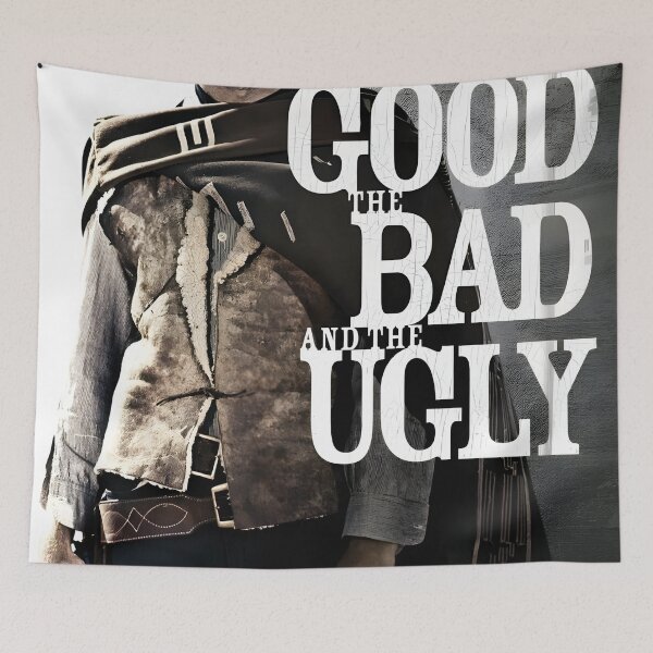 Item preview, The good, the bad and the ugly Original Custom Vintage Movie Poster Wall Art designed and sold by Cool Robot Bro..