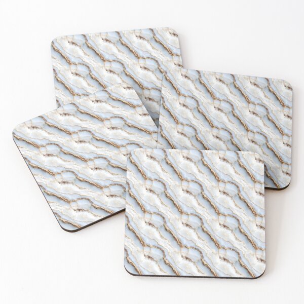Item preview, White and Gold Marble Pattern  designed and sold by LouieVanille.