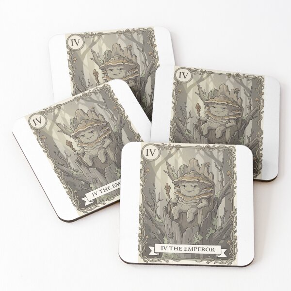 Item preview, Emperor Mushroom Tarot Card Mycelium Art designed and sold by SMARTKIT  DESIGNAGENCY.