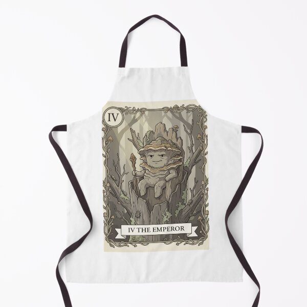 Item preview, Emperor Mushroom Tarot Card Mycelium Art designed and sold by SMARTKIT DESIGNAGENCY.