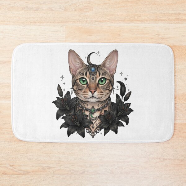 Item preview, Celestial Oriental Shorthair | Gothic Cat Design designed and sold by JanjjaSoulInk.