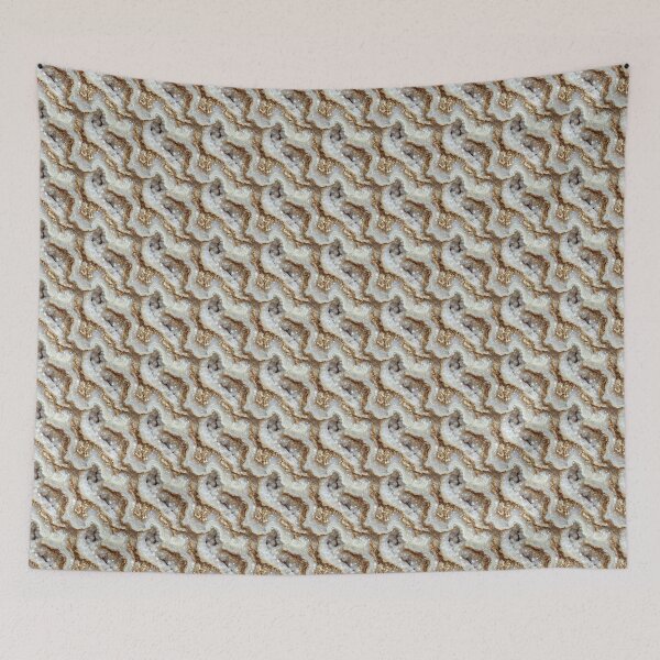 Item preview, White and Gold Marble Pattern  designed and sold by LouieVanille.
