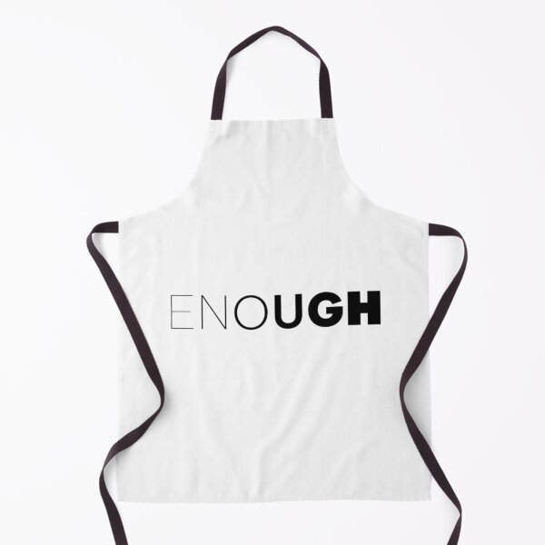 Item preview, Enough Minimalist Typography Thin to Bold Slogan Art designed and sold by ByKayaPrints.
