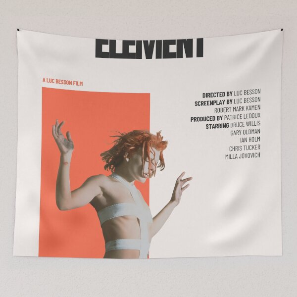 Item preview, The Fifth Element Original Custom Vintage Movie Poster Wall Art designed and sold by Cool Robot Bro..
