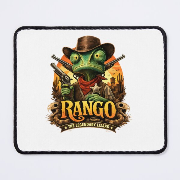 Item preview, Rango Wild West Cowboy Chameleon Vintage Desert Sheriff Graphic designed and sold by CatLovers Studio.