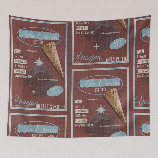 Item preview, yeonjun "ice cream" poster designed and sold by kayzrose.