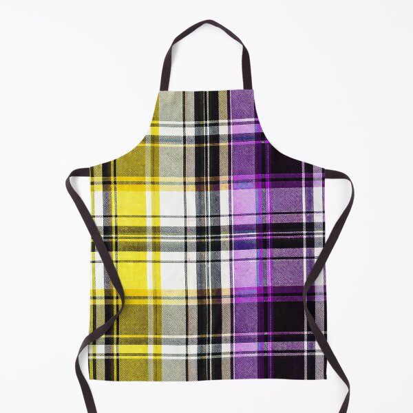 Item preview, PRIDE / TRIBE TARTAN - ✨NONBINARY PRIDE FLAG✨  designed and sold by WheelieGdArt.