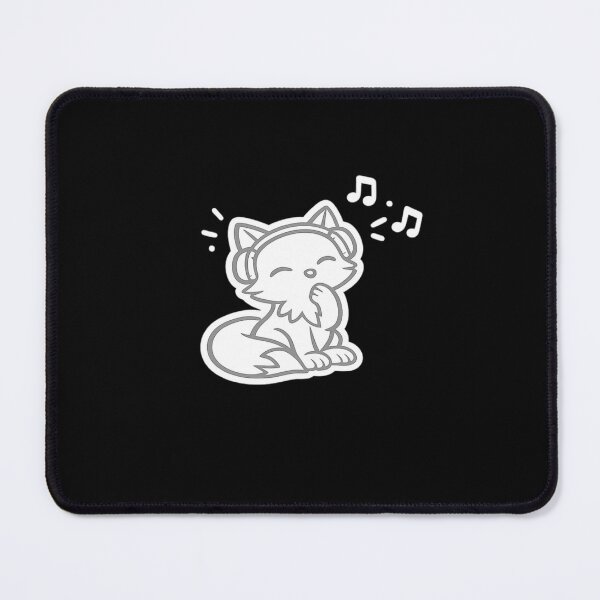 Item preview, Cute Music Fox Sticker | Fox Wearing Headphones | Relaxing Music Lover Gift designed and sold by Moonveil_Studio.