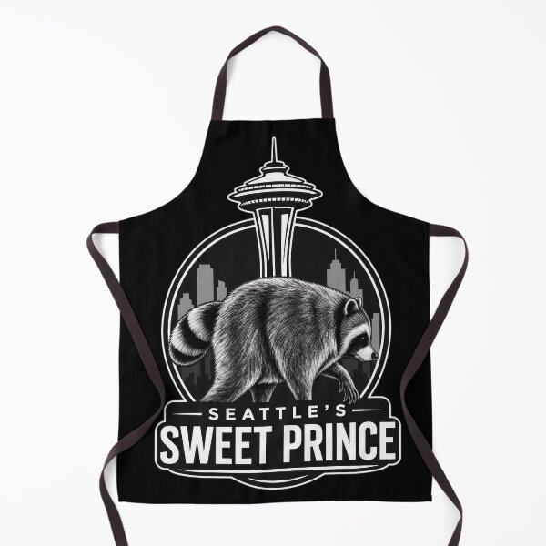 Item preview, JIMOTHY Seattle's Sweet Prince Raccoon Space Needle Badge designed and sold by Uglyandcute.