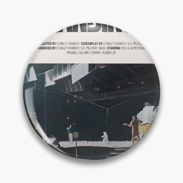 Item preview, The Fake Moon Landing Conspiracy Original Custom Vintage Movie Poster Wall Art designed and sold by Cool Robot Bro..
