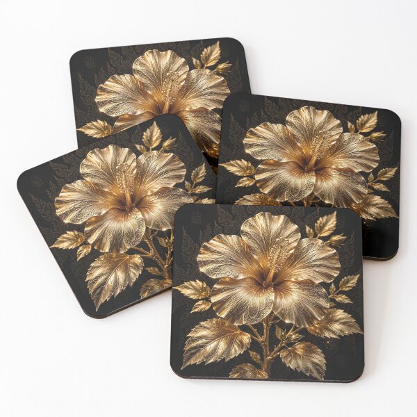 Item preview, Golden Hibiscus Flower designed and sold by Phitwhim.