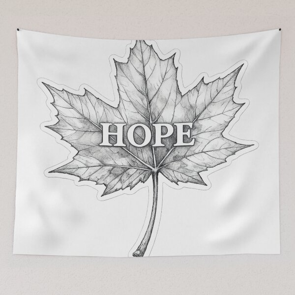 Item preview, Pencil sketch of maple leaf designed and sold by PearlPathFinds.