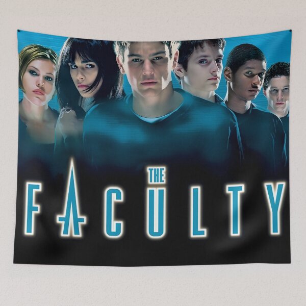 Artikelvorschau, The Faculty – Originales, individuell gestaltetes Vintage-Filmplakat als Wanddekoration entworfen und verkauft von Cool Robot Bro..