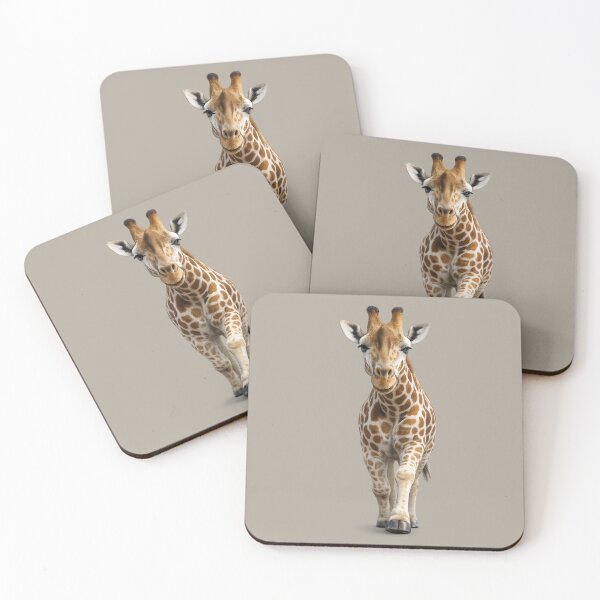 Item preview, Giraffe Approaching Wildlife Portrait designed and sold by BROHLine Studio.