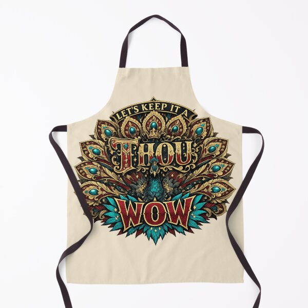 Item preview, Let’s Keep It a Thou-Wow Shirt for Peacock Lovers & Bold Women designed and sold by POD DYNASTY | Original Print On Demand T-Shirt Graphics.