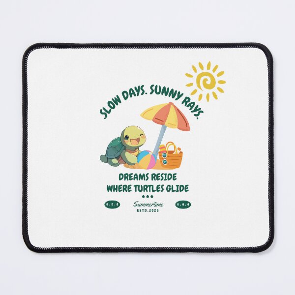 Item preview, Cute Summer Turtle Beach Design designed and sold by AmalHelmiLab.