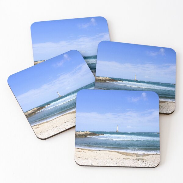 Item preview, Goury lighthouse Cherbourg photograph designed and sold by Natimo-Studio.