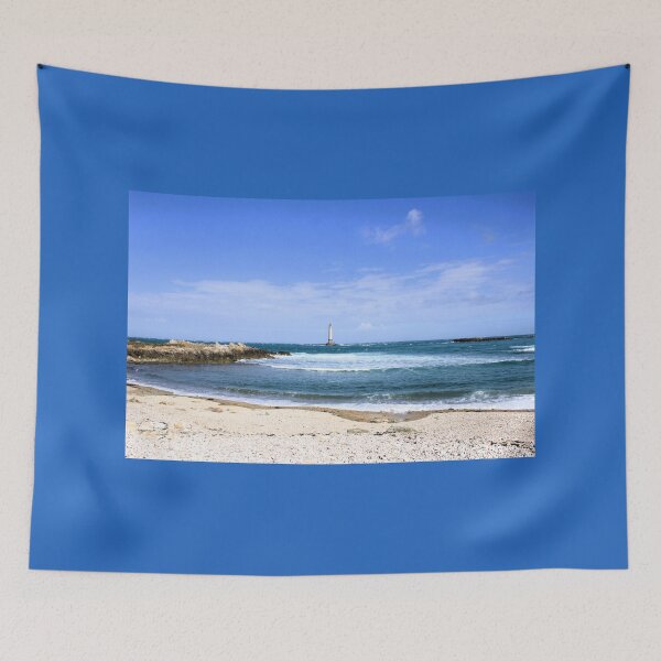 Item preview, Goury lighthouse Cherbourg photograph designed and sold by Natimo-Studio.
