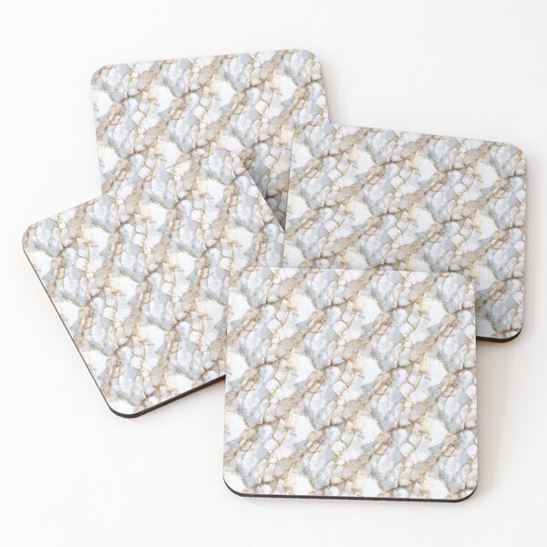 Item preview, White and Gold Marble Pattern  designed and sold by LouieVanille.