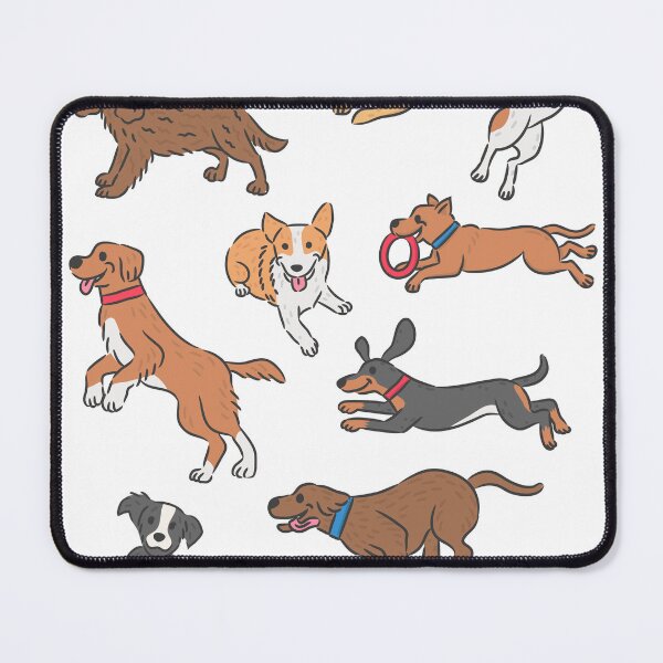 Item preview, Playful Dogs and Happy Puppies Pattern. designed and sold by monkik.
