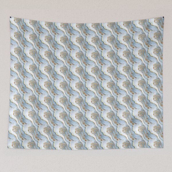Item preview, White and Gold Marble Pattern  designed and sold by LouieVanille.