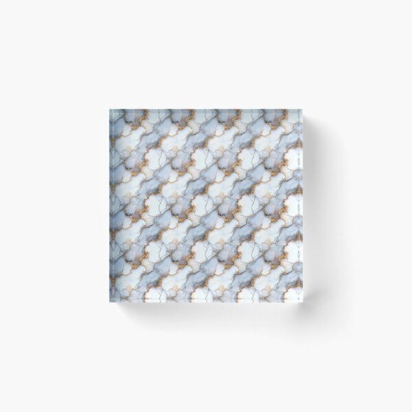 Item preview, White and Gold Marble Pattern  designed and sold by LouieVanille.