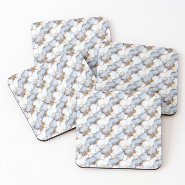 Item preview, White and Gold Marble Pattern  designed and sold by LouieVanille.