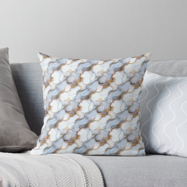 Item preview, White and Gold Marble Pattern  designed and sold by LouieVanille.