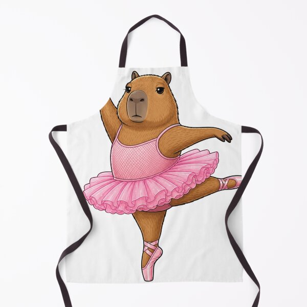 Item preview, Funny Capybara Ballerina Cute Tutu Dancing Animal designed and sold by Uniqueauraaprints.