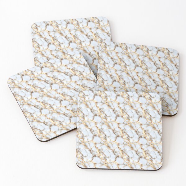 Item preview, White and Gold Marble Pattern  designed and sold by LouieVanille.