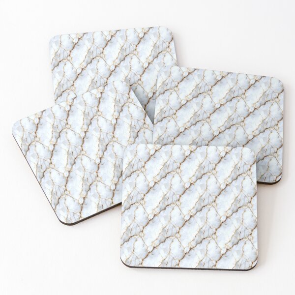 Item preview, White and Gold Marble Pattern  designed and sold by LouieVanille.