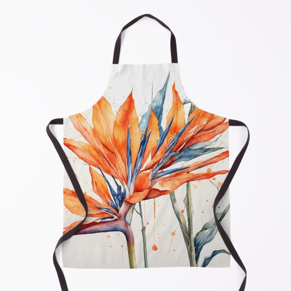 Item preview, Bird of Paradise Watercolor Painting designed and sold by RawNaturePrints.