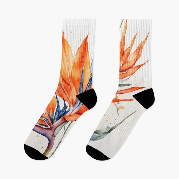 Item preview, Bird of Paradise Watercolor Painting designed and sold by RawNaturePrints.
